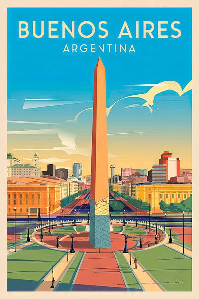 Buenos Aires, Argentinien. von Poster Art Shop