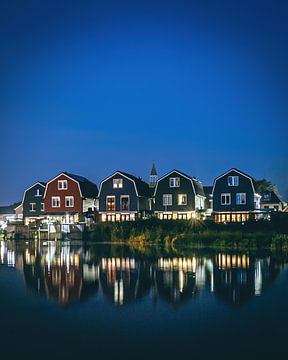 Gekleurde huisjes Bunschoten-Spakenburg van de Utregter Fotografie