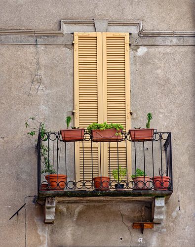Oud balkon in Italië