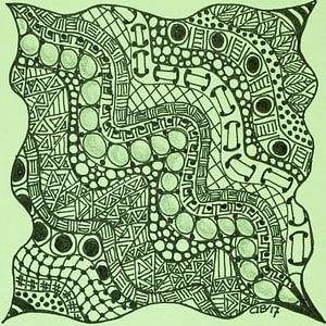 Zentangle Kunst van Anja  Bulté