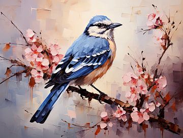 Bird Oil Painting by Virgil Quinn - Decorative Arts