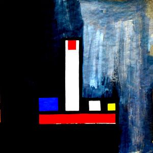 EH PAINTING ART 1993 #0725 Mittelfinger Lebendigkeit
