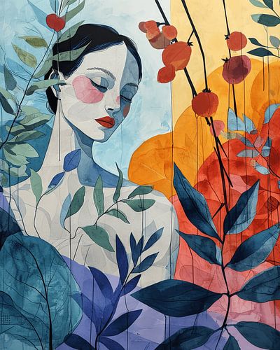 Porträt in warmen Tönen