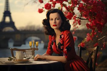 Hedy Lamarr in Paris 1940
