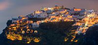 Zonsondergang Imerovigli, Santorini, Griekenland van Henk Meijer Photography thumbnail