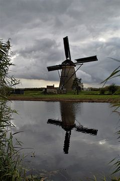 Kinderdijk, Alblasserdam, Pays-Bas - Patrimoine des moulins sur Maurits Bredius