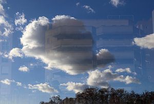 Wolken spiegeln.