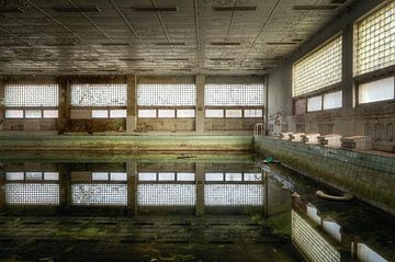 Abandoned Swimming Pool. by Roman Robroek