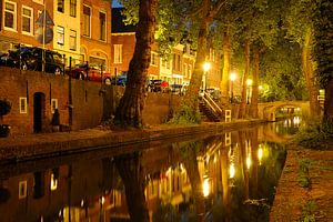 Nieuwegracht in Utrecht tussen Quintijnsbrug en Magdalenabrug  van Donker Utrecht