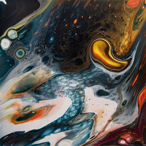 Les comètes dans l'espace.