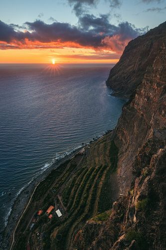 Madeira Cabo Girao at sunset