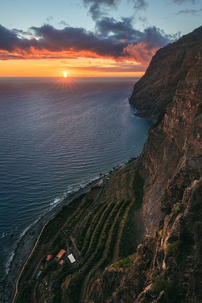 Madeira Cabo Girao zum Sonnenuntergang von Jean Claude Castor