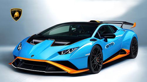 Lamborghini Huracán STO with emblem by Gert Hilbink
