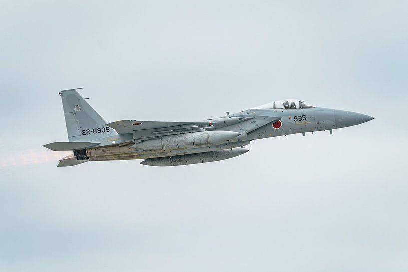 Start der japanischen McDonnell Douglas F-15J Eagle. von Jaap van den Berg