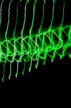 Abstracte Kunst--Lichtdans-01-GROEN