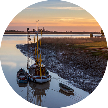 Terborger Sieltief aan de Eems Moormerland van Marga Vroom