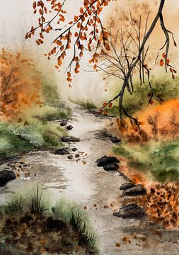 Aquarel part 92 van Tania Perneel