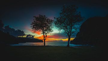 Sumbawa zonsondergang van Andy Troy