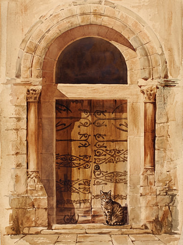 About Cats on Doorsteps