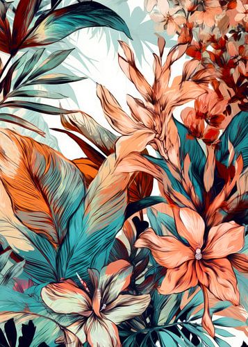 Bloemen planten kunst