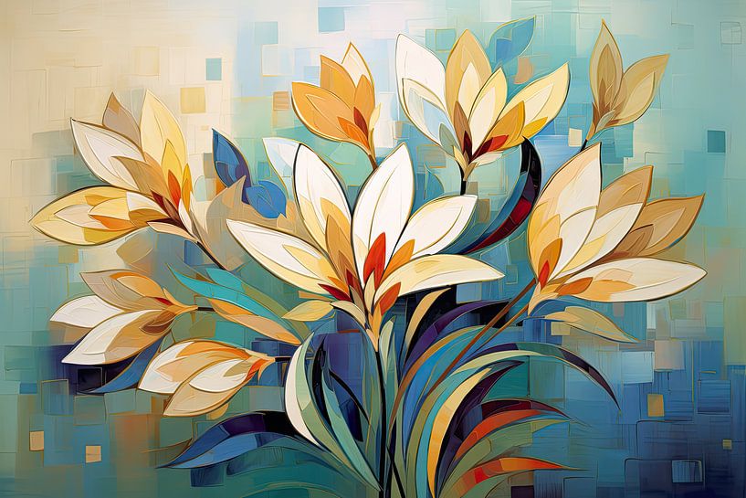 Flowers abstract by Bert Nijholt