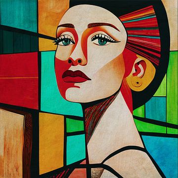 Portraits painted in expressionist style no.2 by Jan Keteleer