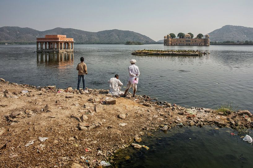 Le palais Jal Mahal. Jal Mahal (Palais de l'eau) par Tjeerd Kruse