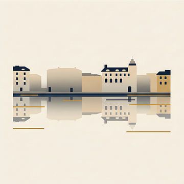 Strandvägen, Stockholm von Clay Artista