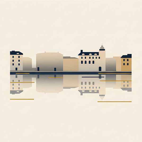 Strandvägen, Stockholm von Clay Artista