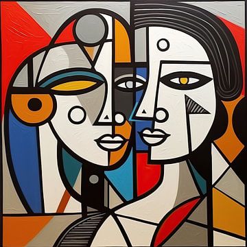 Picasso Piece No. 82.69 van ARTEO Schilderijen