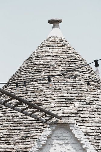 Dak van een trullo in Alberobello