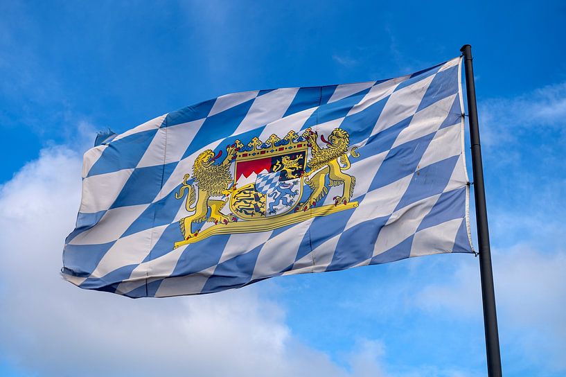 Flag Bavaria by Richard Wareham