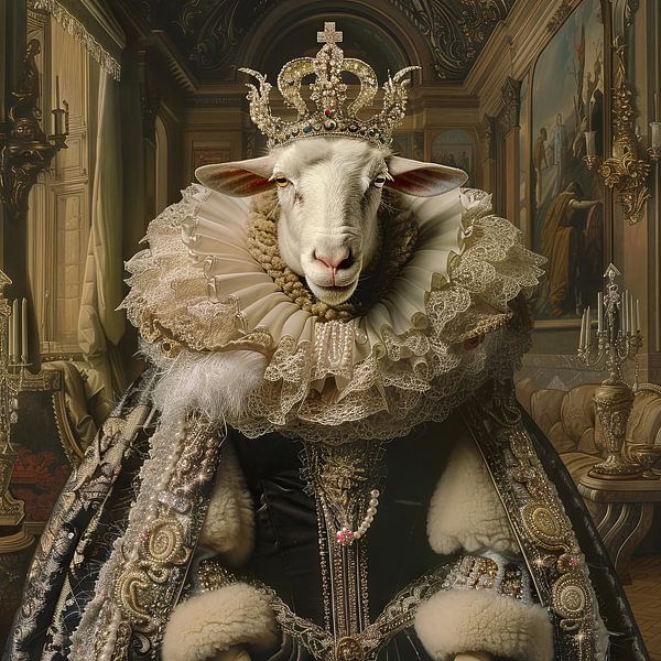 Queen Sheep by Poster Art Shop