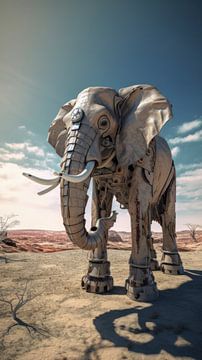 Galactische Goliath | Een olifant op een andere planeet van Eva Lee