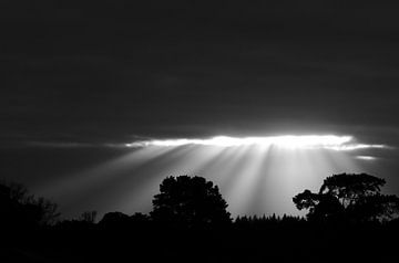 Sunset Dutch landscape Soestduinen by Mirakels Kiekje