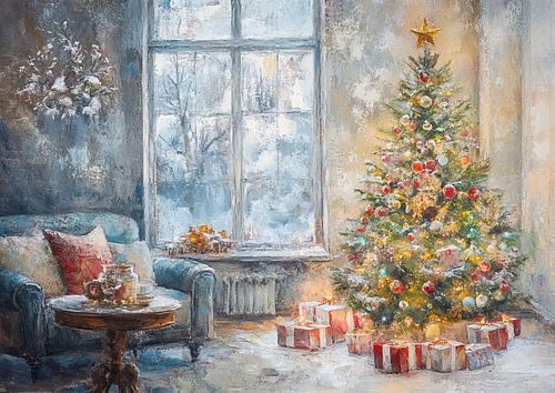 Weihnachts-Wohnzimmer