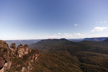 Three Sisters rotsformatie (Blue Mountains, Australië) van Lynn Wolters