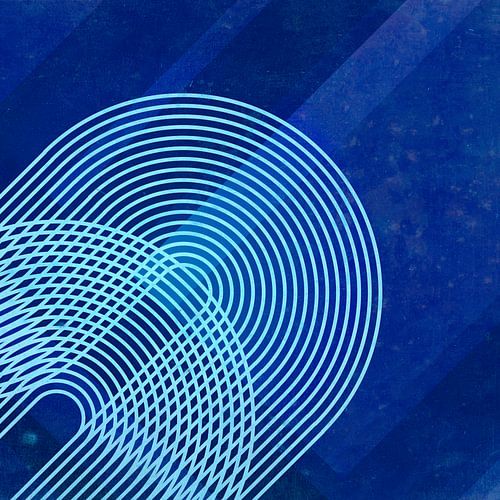 Retro Regenboog Monochroom