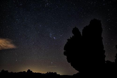 Teide National Park at night
