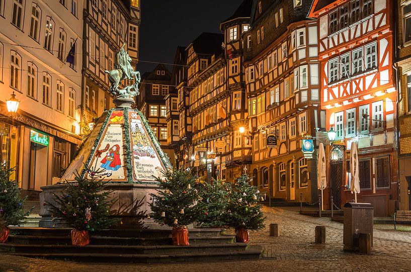 Christmas market place in Marburg by Jürgen Schmittdiel Photography