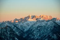 Zonsondergang op de Zugspitze van Leo Schindzielorz thumbnail