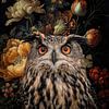 Still life Eagle owl by Marjolein van Middelkoop