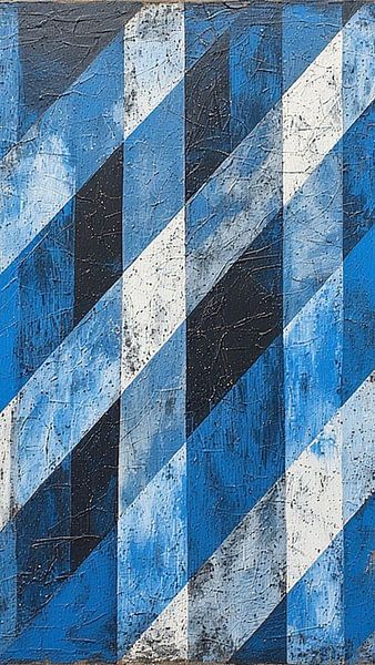 Composition in blue 3 by Günther Heilemann