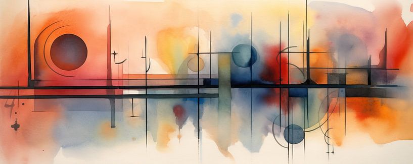 Abstrait moderne 48931 par Peinture Abstraite