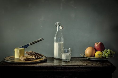 Still life following the example of an old master. Wout Kok One2expose