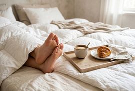Heerlijke ochtend in bed