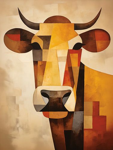 Abstract cow