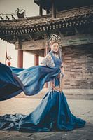 Chinese woman in dress