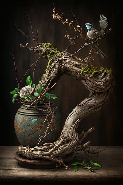 Surrealist still life by Digitale Schilderijen