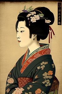 Betoverende Geisha, harmonie van schoonheid